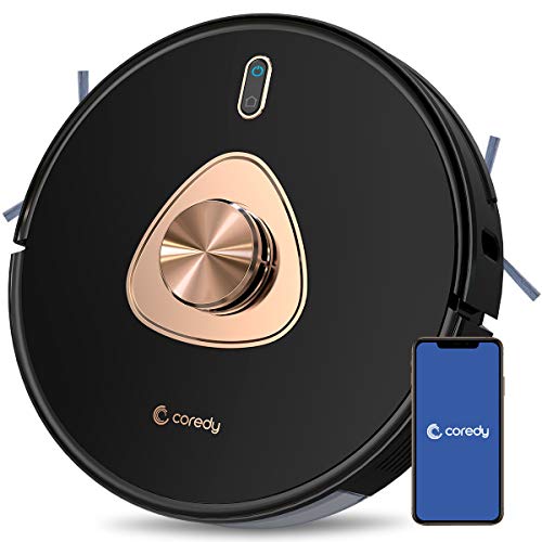Coredy L900 Robot Vacuum Cleaner with Lidar Navigation, Precision AI Mapping Technology, Works with Alexa, 3-in-1 Vacuum & Mop Robotic Vacuums, 2700pa Power Suction Auto-Boost Ideal for Pet Hair