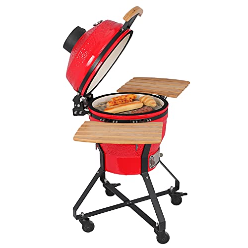 Erreloda 18in Steel Charcoal Grill Red