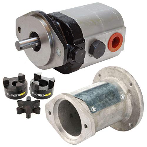 RuggedMade Hydraulic Log Splitter Build Kit - 28 GPM Pump, Engine Mounting Bracket, Coupler for 7/8