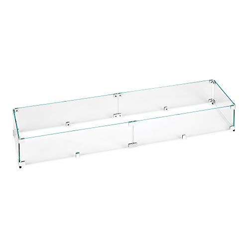 American Fireglass Tempered Glass Flame Guard for 72