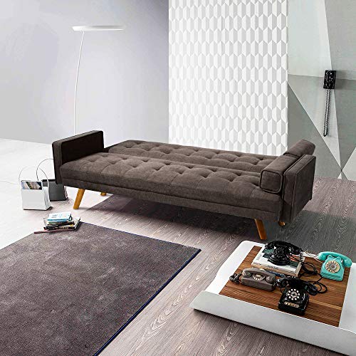 Homall Tufted Sofa Bed Sofabed, Brown