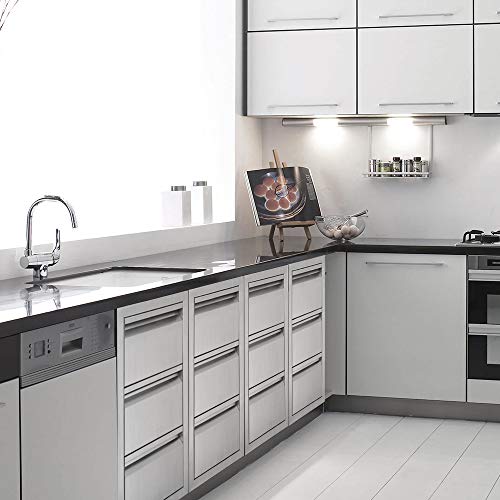 Karpevta Outdoor Kitchen Drawer W14XD21XH25.4 Inches Triple Access BBQ Drawers - Stainless Steel 3 Tier Drawers Box Frame Style for Outdoor Kitchen Grilling Station or Commercial BBQ Island