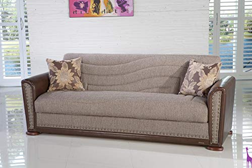 ISTIKBAL Multifunctional Furniture Living Room SOFA SLEEPER Redeyef Brown ALFA Collection
