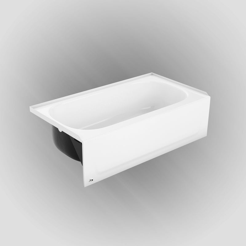 Ns Tub Lh Wh54x30x15-1/4