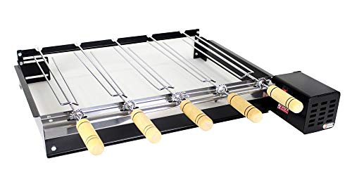 Artmill Brazilian Rotisserie BBQ Grill 5 Skewers Right Churrasqueira Giragrill Direito