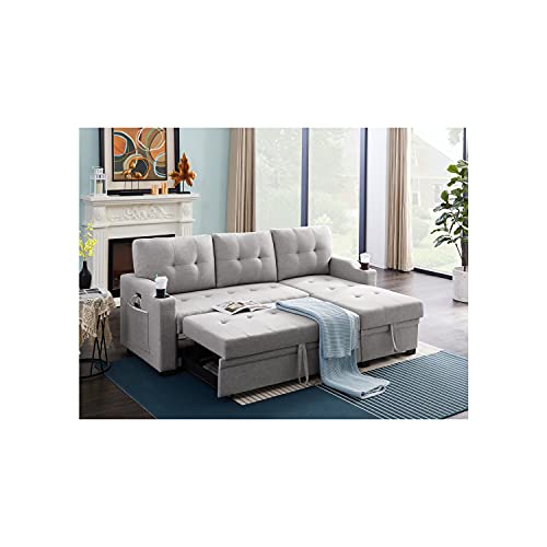 Lilola Home LHF-81510 Sectional, Dark Gray