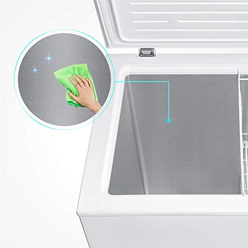 Midea MRC050S0AWW Chest Freezer, 5.0 Cubic Feet, White