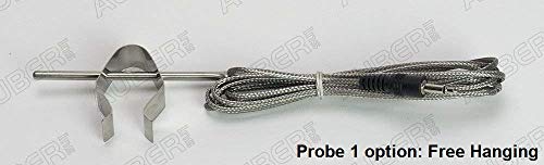 WiFi Electric Smoker Temperature Controller, 3 Probes, 1800 Watts (Probe 1: Free hanging)