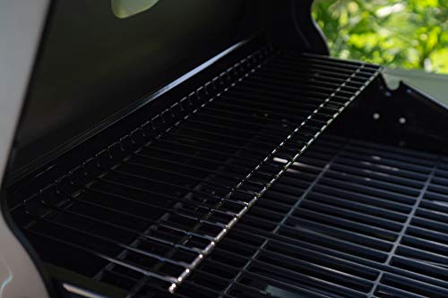 Megamaster 720-0804H 4 Propane, Black/Silver Grill with Side Burner