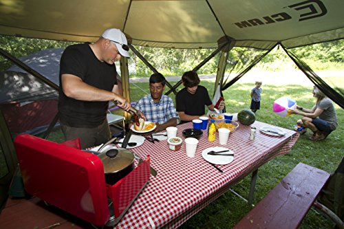 CLAM 9879 Tent, Large, Brown/Tan