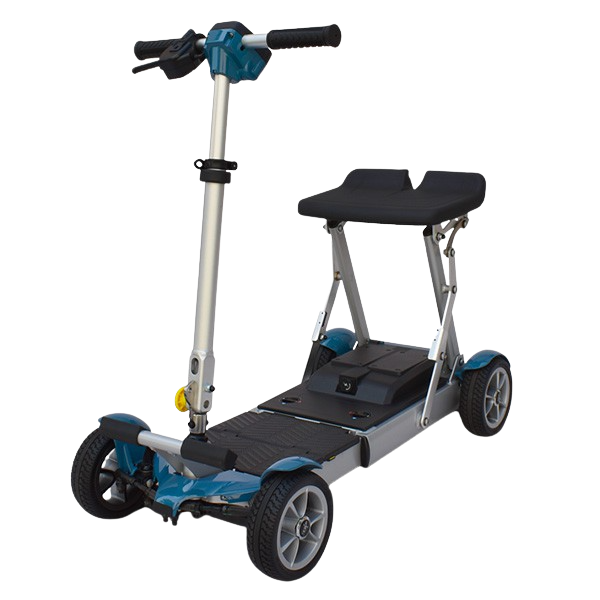 EV Rider Gypsy Folding Scooter 37 pounds Blue New