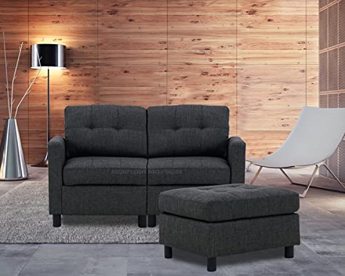 Sectional Sofa Ottoman Set 52
