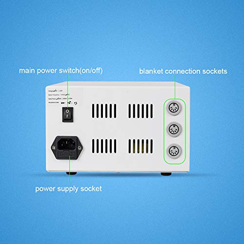 Carejoy Sauna Blanket Upgrated Tourmaline 3 Zones Jade Far-Infrared Body Shaping Sauna Blanket Health Wicking and Dehumidification Sweat Steaming Blanket （32 Jade Stones and 64 Germanium Stones）