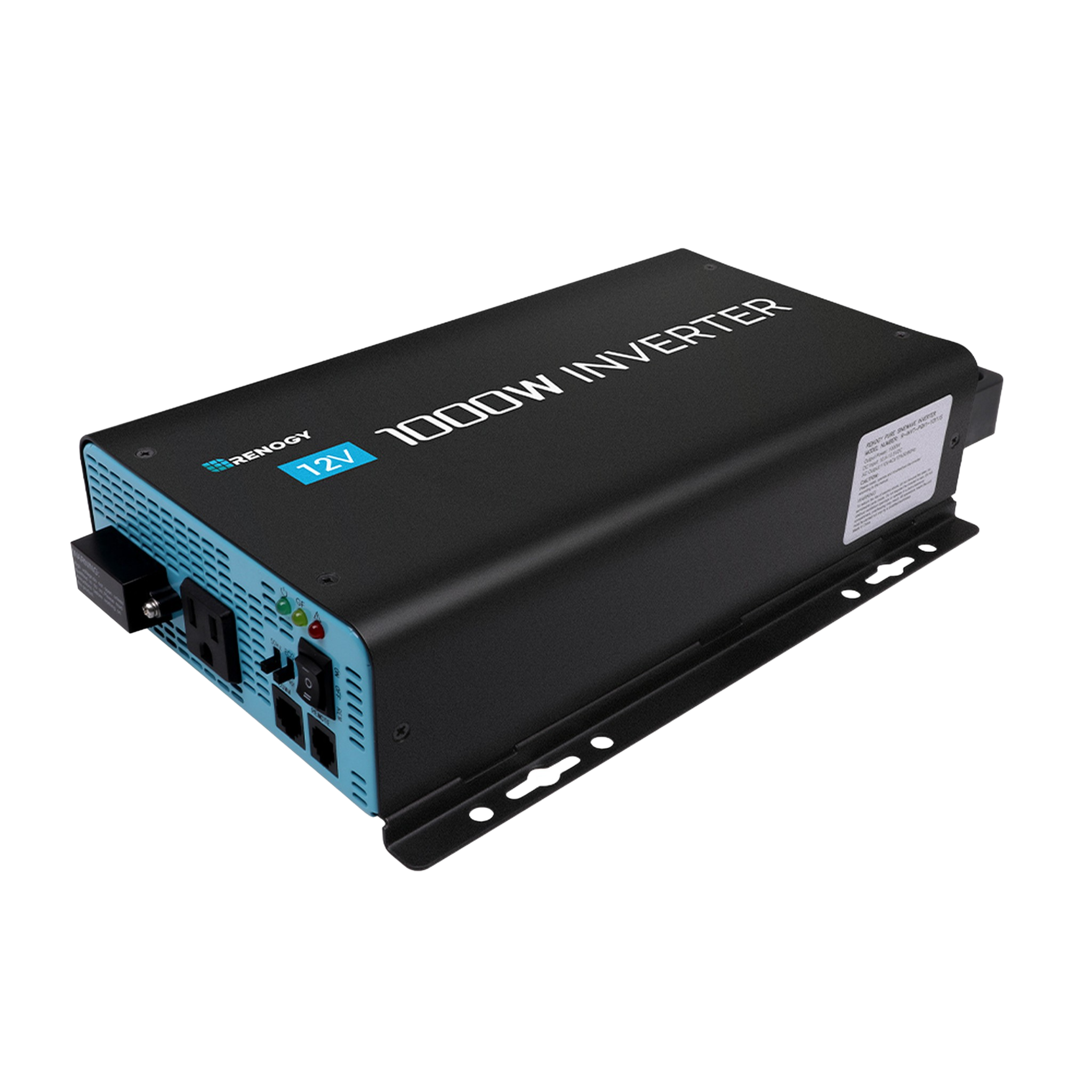 Renogy R-INVT-PGH1-10111S-US 1000W 12V Pure Sine Wave Inverter with Power Saving Mode (New Edition) New