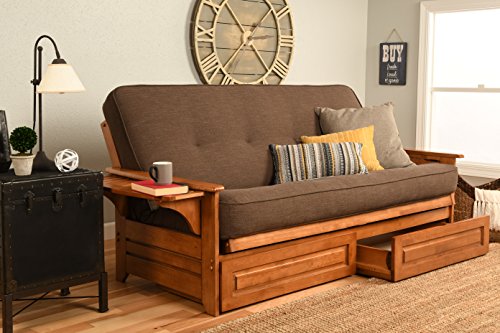 Kodiak Furniture Phoenix Futon Set, Full, Barbados
