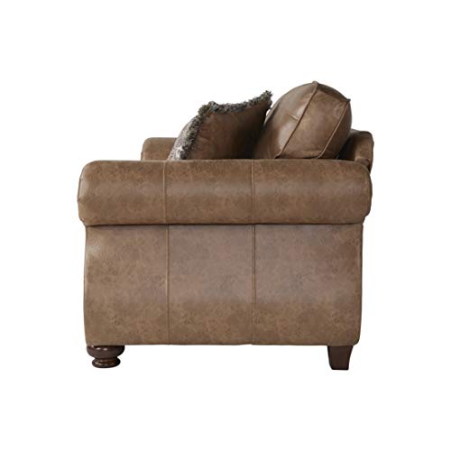 Roundhill Furniture Leinster Sofas, Jetson Ginger