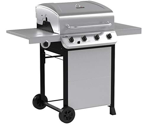 Char-Broil 463377319 Performance 4-Burner Cart Style Liquid Propane Gas Grill, Stainless Steel