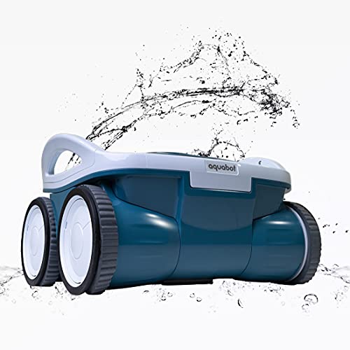 Aquabot X2 Robotic Pool Cleaner with Powerful Scrubbing Brush, Dual High Capacity Filters, AutoX Pool Mapping, and 2 Year Warranty