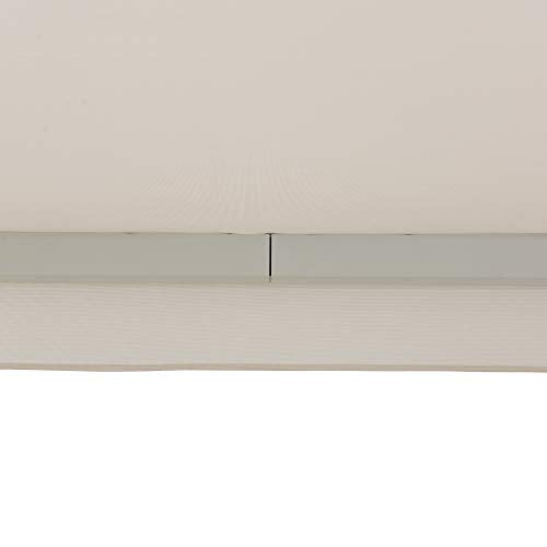 Sunjoy Reese 10x10 ft. Modern Steel Pergola with Flat Top Canopy, White