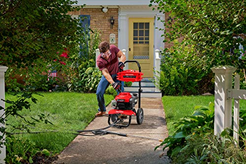 CRAFTSMAN 3000 MAX PSI at 2.1 GPM Gas Pressure Washer with Ready Start, Idle Down Technology, 25-Foot Hose, and 4 Quick-Connect Nozzles, Powered by Briggs & Stratton