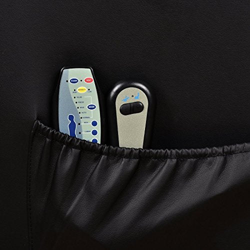 U-MAX Massage Recliner Power Lift Chair for Elderly Heated Faux Leather with Remote Control Lounge Side Pockets Sofa