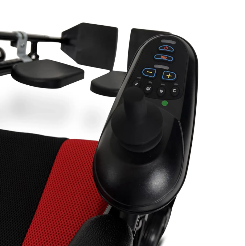 ComfyGO X-9 Electric Wheelchair with Automatic Recline 10 Mile Range New