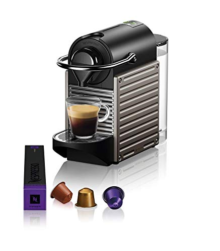 Nespresso Pixie with Aeroccino by Breville- Titan
