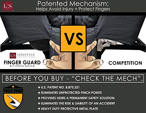 Pearington Leather Convertible Transforms to Sofa, Couch, Lounger, Bed-Durable Metal Frame and Legs, Java Futon,