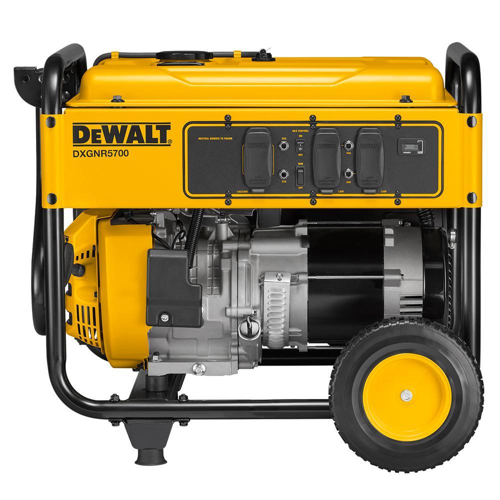 Dewalt DXGNR5700 5700W/7125W Auto Idle Gas Generator New