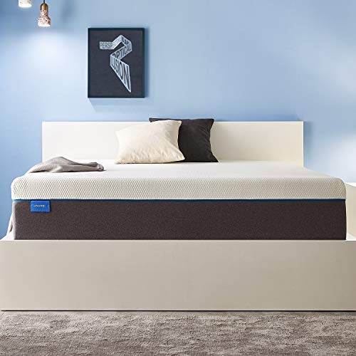 Queen Size Mattress, JINGWEI 9 Inches Cooling-Gel Memory Foam Mattress Bed in a Box, Pressure Relief Supportive, Queen Bed, Medium Firm, 60 X 80 X 9 inches