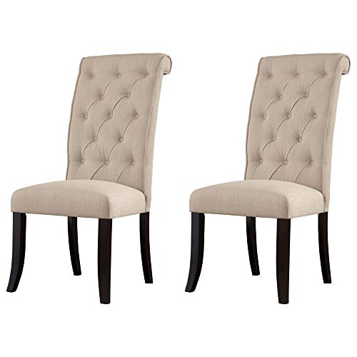 Signature Design by Ashley Tripton Dining Room Chair, Linen