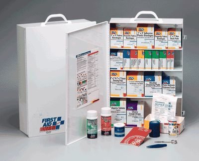First Aid Only Pac-Kit 4 Shelf Industrial First Aid Station