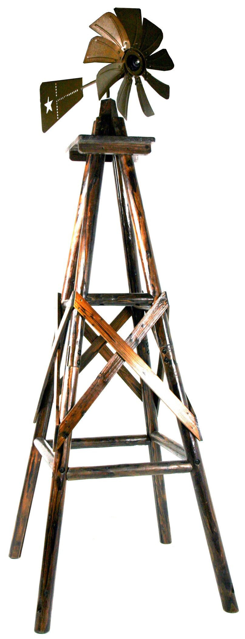 Char-log A Product of Leigh Country TX93482 9' Windmill