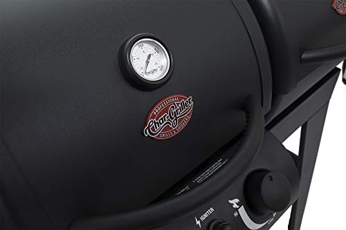 Char-Griller 5030 2-Burner Gas & Charcoal Grill Dual Function, Black