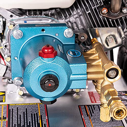 SIMPSON Cleaning ALH3228-S Cleaning ALH3228 3400 PSI at 2.5 GPM Gas Powered by HONDA GX200 Pressure Washer, Red