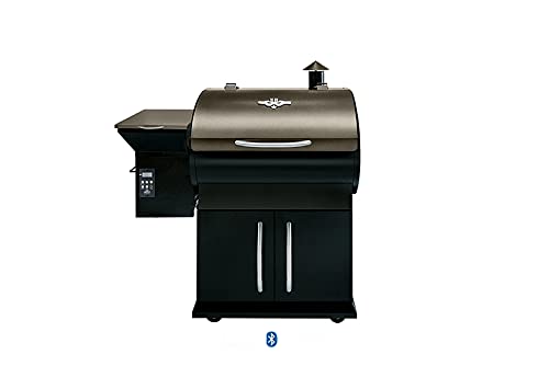 Smoke Baum Mini MOAB Smoker Grill – Pellet Grill with Grill Cover – 20lbs Hoppe Capacity – Digital and Wi-Fi Controller – Heavy Duty Casters Pellet Smoker – Ideal for Smoking, Grilling, Outdoor BBQ