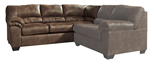 Signature Design by Ashley - Bladen Contemporary Left Arm Facing Sofa - Sectional Component Only, Coffee
