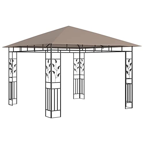 vidaXL Gazebo with Mosquito Net 19.7'x9.8'x9' Anthracite