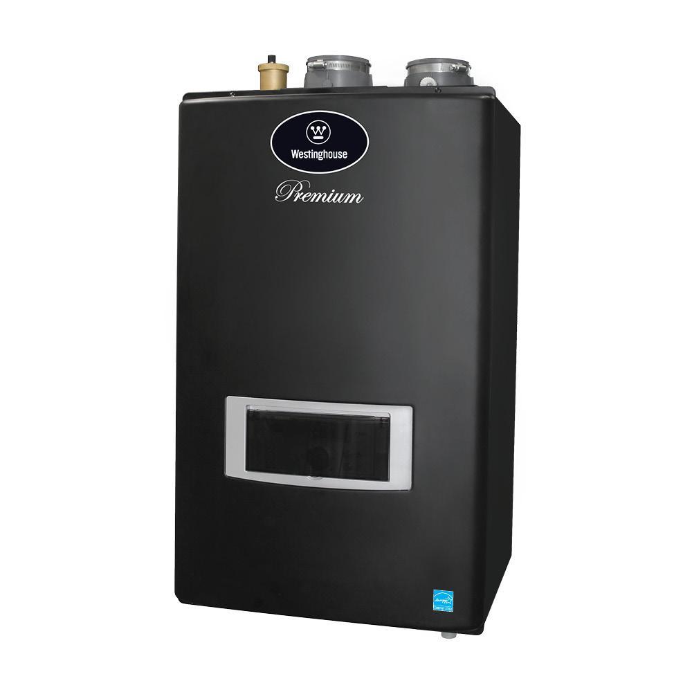 Westinghouse WBRCLP140W Condensing 96% 140,000BTU Combination Liquid Propane Wall-Mount Boiler/Heater New