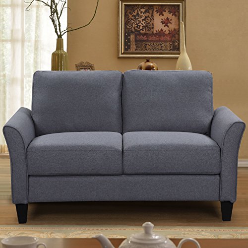 Harper & Bright Designs Living Room Set 3 Pcs Sofa Set Armchair Loveseat and Couch (Grey, Chair&Loveseat Chair&3-Seat Sofa)