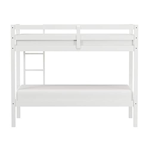 Hillsdale Kids and Teens Caspian Twin Bunk Bed, Twin/Twin, White