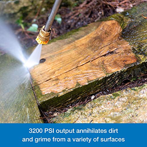 Westinghouse WPX3200 Gas Powered Pressure Washer 3200 PSI and 2.5 GPM, Soap Tank and Five Nozzle Set, CARB Compliant & Karcher 15-Inch Pressure Washer Surface Cleaner Attachment, 3200 PSI Rating