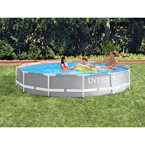 Intex 26711EH 12ft x 30in Prism Above Ground Pool Set w/Cover & Maintenance Kit