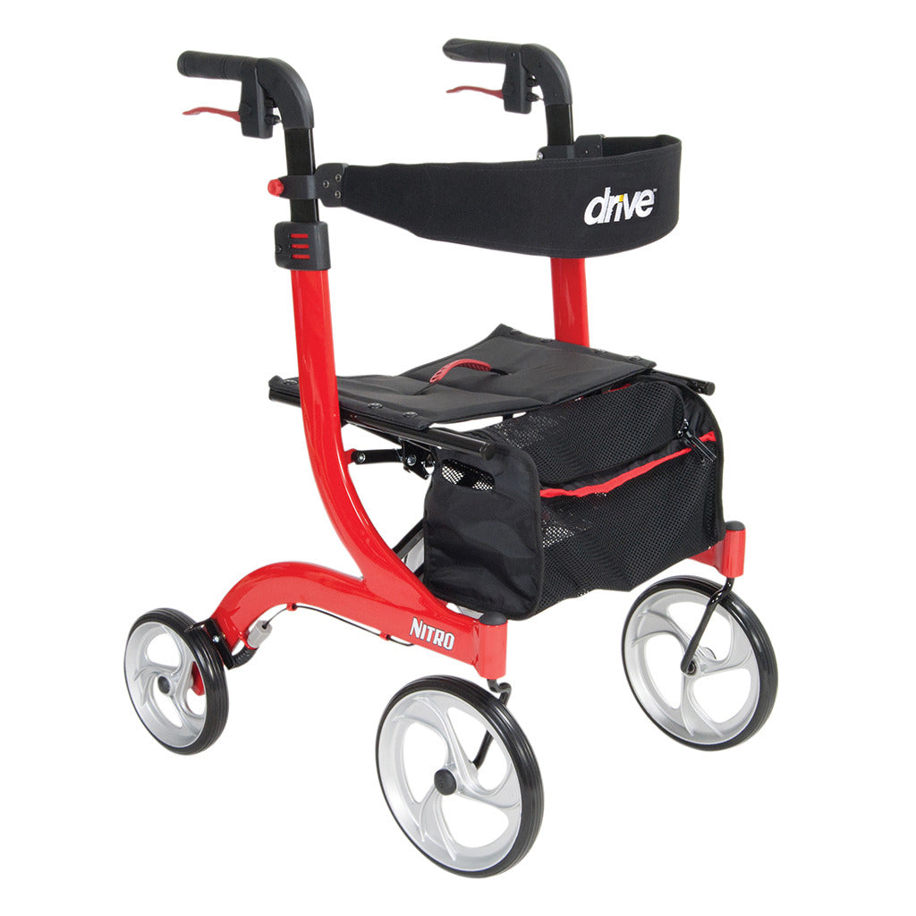 Drive Medical Nitro Aluminum Rollator with 10