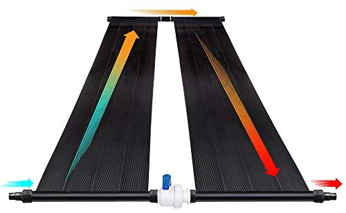 SET SUNSOLAR ENERGY TECHNOLOGIES 2-2'X20' SunQuest Solar Swimming Pool Heater with Integrated Diverter Valve