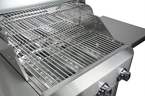 Chef's Grill RT2417S-1 3-Burner 36000-BTU Liquid-Propane Gas Grill, Stainless Steel, 552 sq. in.