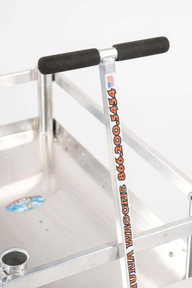 Alumacart Calypso Cruiser Rust Resistant Beach and Fishing Wagon with Rod Holders New