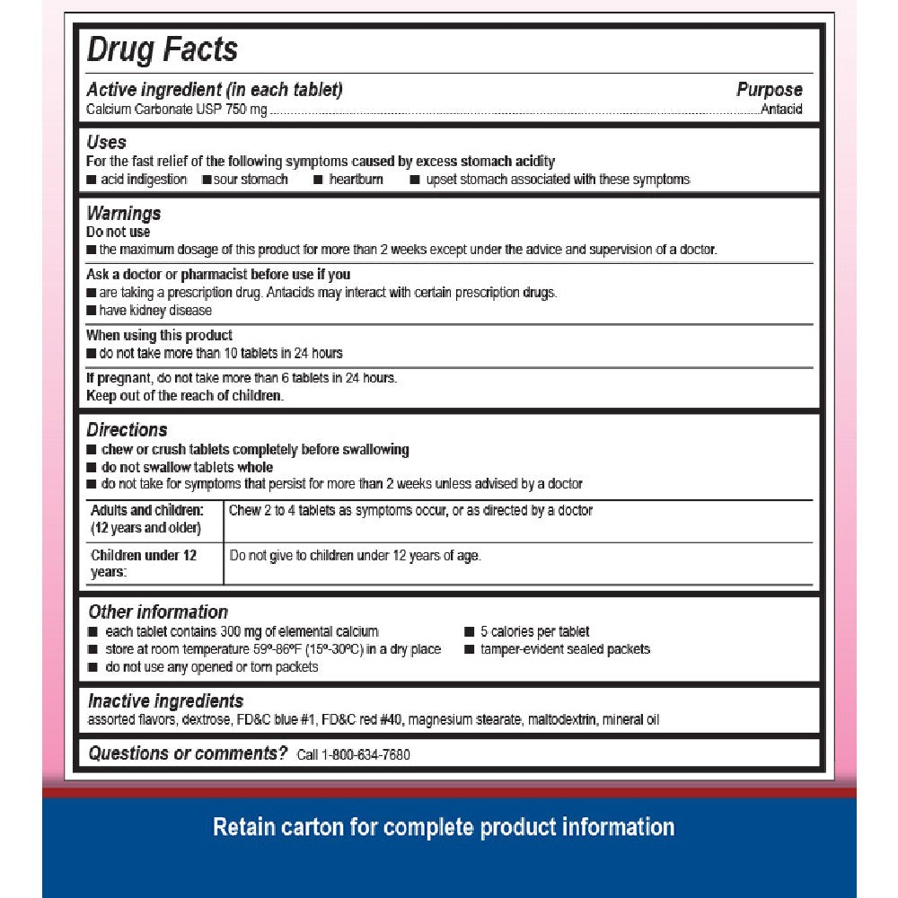 Medique Ban-Acid Antacid Tablets
