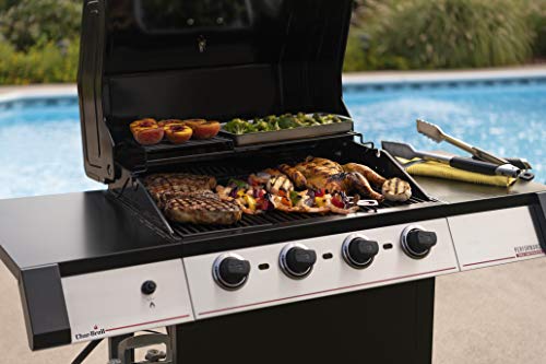 Char-Broil 463330521 Performance TRU-Infrared 4-Burner Cart-Style Liquid Propane Gas Grill, Black