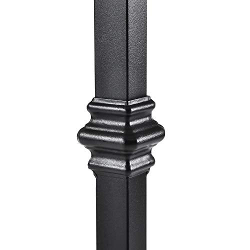 Harper & Bright Designs 5-Piece Modern Dining Table Set, Metal Frame and Wood Top Kitchen Table with 4 Upholstered Dininng Chairs (Beige)